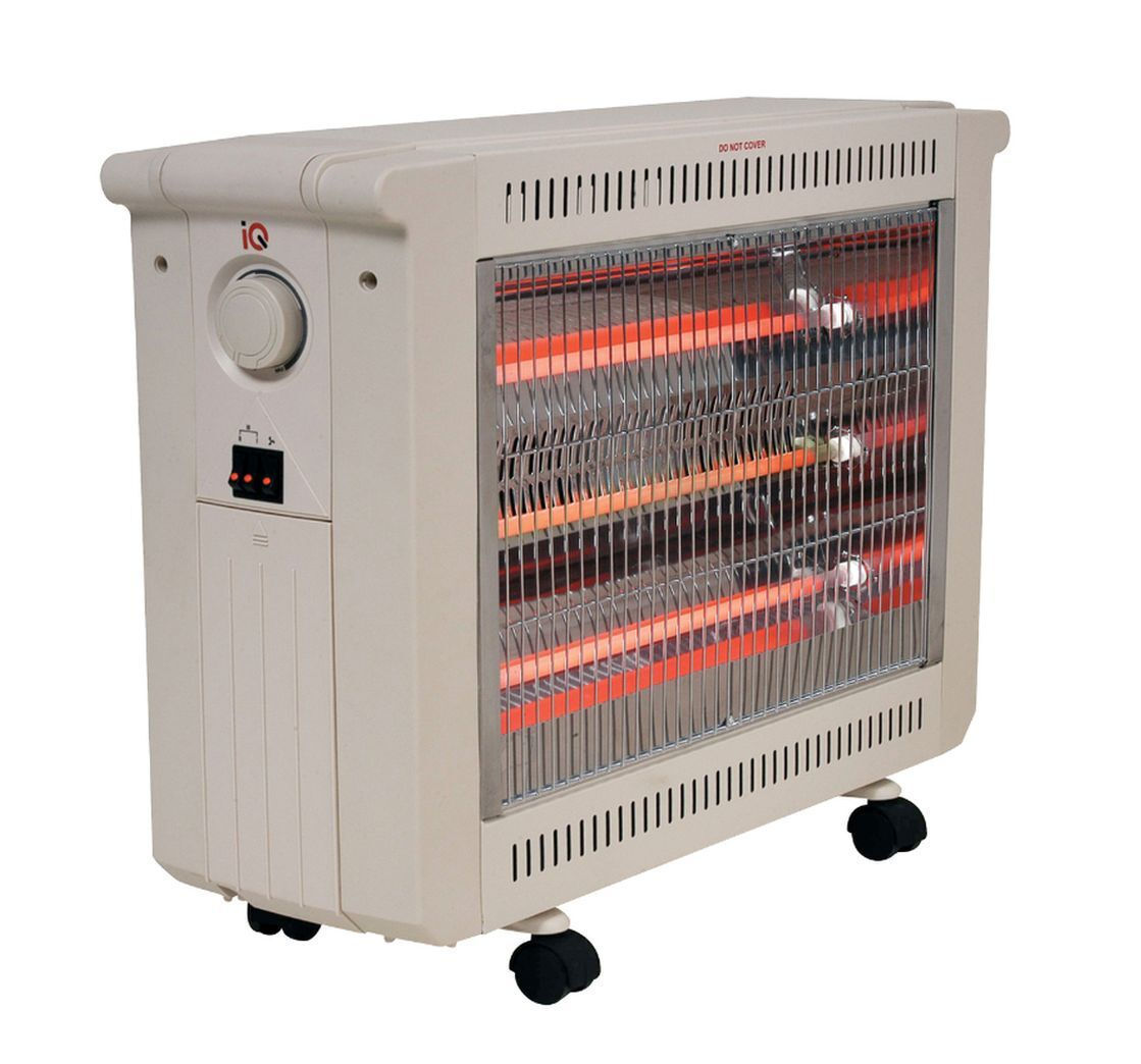 IQ Σόμπα Χαλαζία με Θερμοστάτη και Ανεμιστήρα 2400W