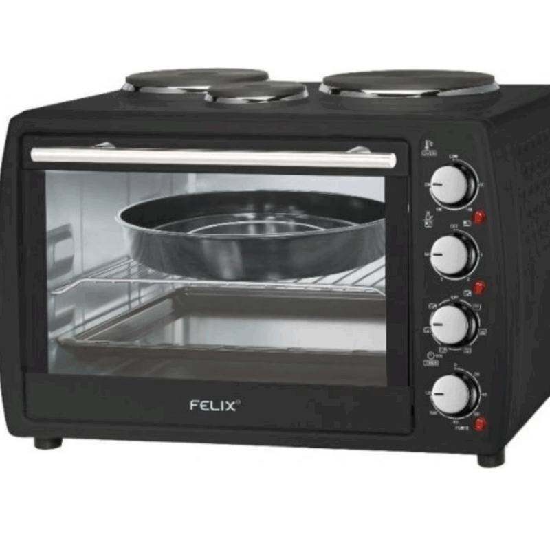 Felix FXO-4504 Ηλεκτρικό Φουρνάκι 45lt με 3 Εστίες