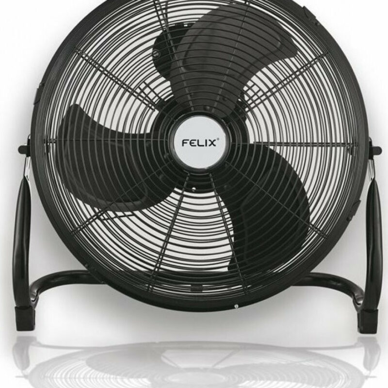 Felix Ανεμιστήρας Δαπέδου 120W Διαμέτρου 50cm Μαύρος